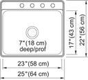 Creemore Drop In Sink - view 4