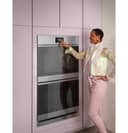 30" Smart Built-in Convection Double Wall Oven In Platinum Glass view 27