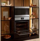 Café 30" Smart Built-in Convection Single Wall Oven In Platinum Glass view 18