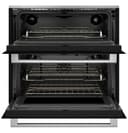 Café 30" Duo Smart Single Wall Oven In Platinum Glass view 2