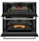Café 30" Duo Smart Single Wall Oven In Platinum Glass view 3
