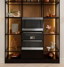 Café 30" Duo Smart Single Wall Oven In Platinum Glass view 4