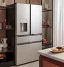 Energy Star® 27.8 Cu. Ft. Smart 4-door French-door Refrigerator In Platinum Glass view 3