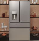 Energy Star® 27.8 Cu. Ft. Smart 4-door French-door Refrigerator In Platinum Glass view 4
