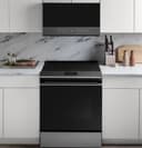 Café 2.1 Cu. Ft. Smart Over-the-range Microwave Oven In Platinum Glass view 3