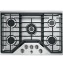 5 Gas Cooktop Knobs - Brushed Black view 2