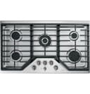 5 Gas Cooktop Knobs - Brushed Black view 3