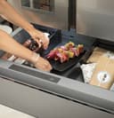 Café 22.3 Cu. Ft. Smart Counter-depth 4-door French-door Refrigerator In Platinum Glass view 10