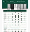 CAFÉ™ ENERGY STAR® 22.3 Cu. Ft. Smart Counter-Depth 4-Door French-Door Refrigerator view 9