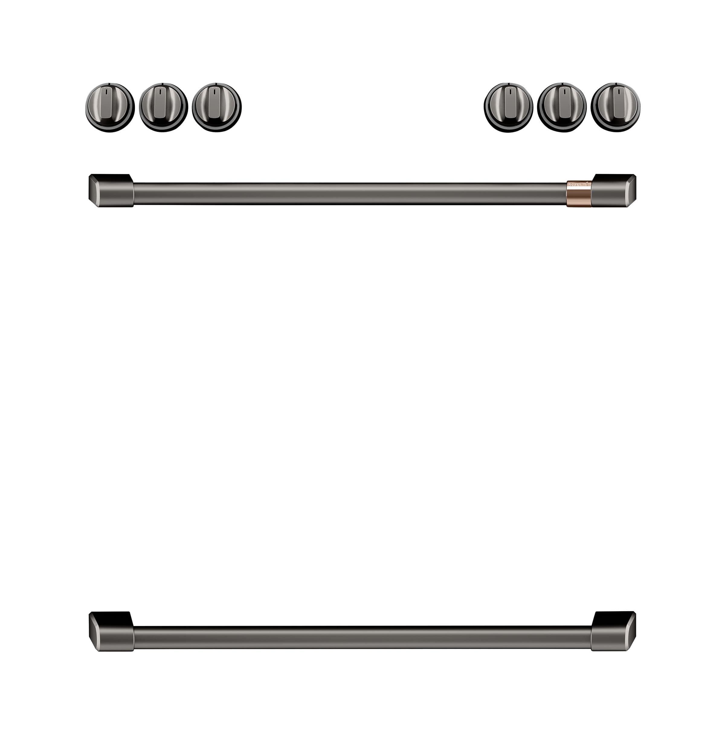 CAFÉ™ Front Control Electric Knobs and Handles - Brushed Black