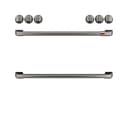 CAFÉ™ Front Control Gas Knobs and Handles - Brushed Black view 1