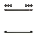 CAFÉ™ Front Control Induction Knobs and Handles - Brushed Black view 1