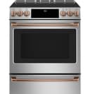 CAFÉ™ Front Control Induction Knobs and Handles - Brushed Copper view 5