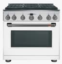 CAFÉ™ 36" Brushed Black Handle & Knob Set for Pro Range and Rangetop view 3