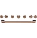 CAFÉ™ 36" Brushed Copper Handle & Knob Set for Pro Range and Rangetop view 1