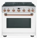 CAFÉ™ 36" Brushed Copper Handle & Knob Set for Pro Range and Rangetop view 3