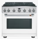 CAFÉ™ 36" Brushed Stainless Handle & Knob Set for Pro Range and Rangetop view 3