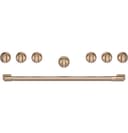 Café 36" Brushed Bronze Handle & Knob Set For Pro Range And Rangetop view 1