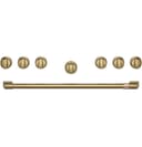 Café 36" Brushed Brass Handle & Knob Set For Pro Range And Rangetop view 1