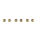 Café 36" Brushed Brass Handle & Knob Set For Pro Range And Rangetop view 2