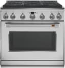 Café Toe Kick Pro Range 36" Brushed Stainless view 3