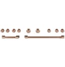 CAFÉ™ 48” Brushed Copper Handle & Knob Set for Pro Range and Rangetop view 1