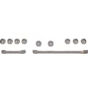 Café 48” Brushed Black Handle & Knob Set For Pro Range And Rangetop view 1