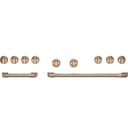Café 48” Brushed Bronze Handle & Knob Set For Pro Range And Rangetop view 1