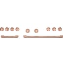 CAFÉ™ 48” Brushed Copper Handle & Knob Set for Pro Range and Rangetop view 1