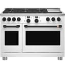 Café 48” Flat Black Handle & Knob Set For Pro Range And Rangetop view 3