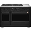 Café 48” Flat Black Handle & Knob Set For Pro Range And Rangetop view 4