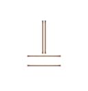 CAFÉ™ Refrigeration Handle Kit - Brushed Copper view 2