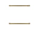 Café Handle Kit - Wall Oven Brushed Brass view 1