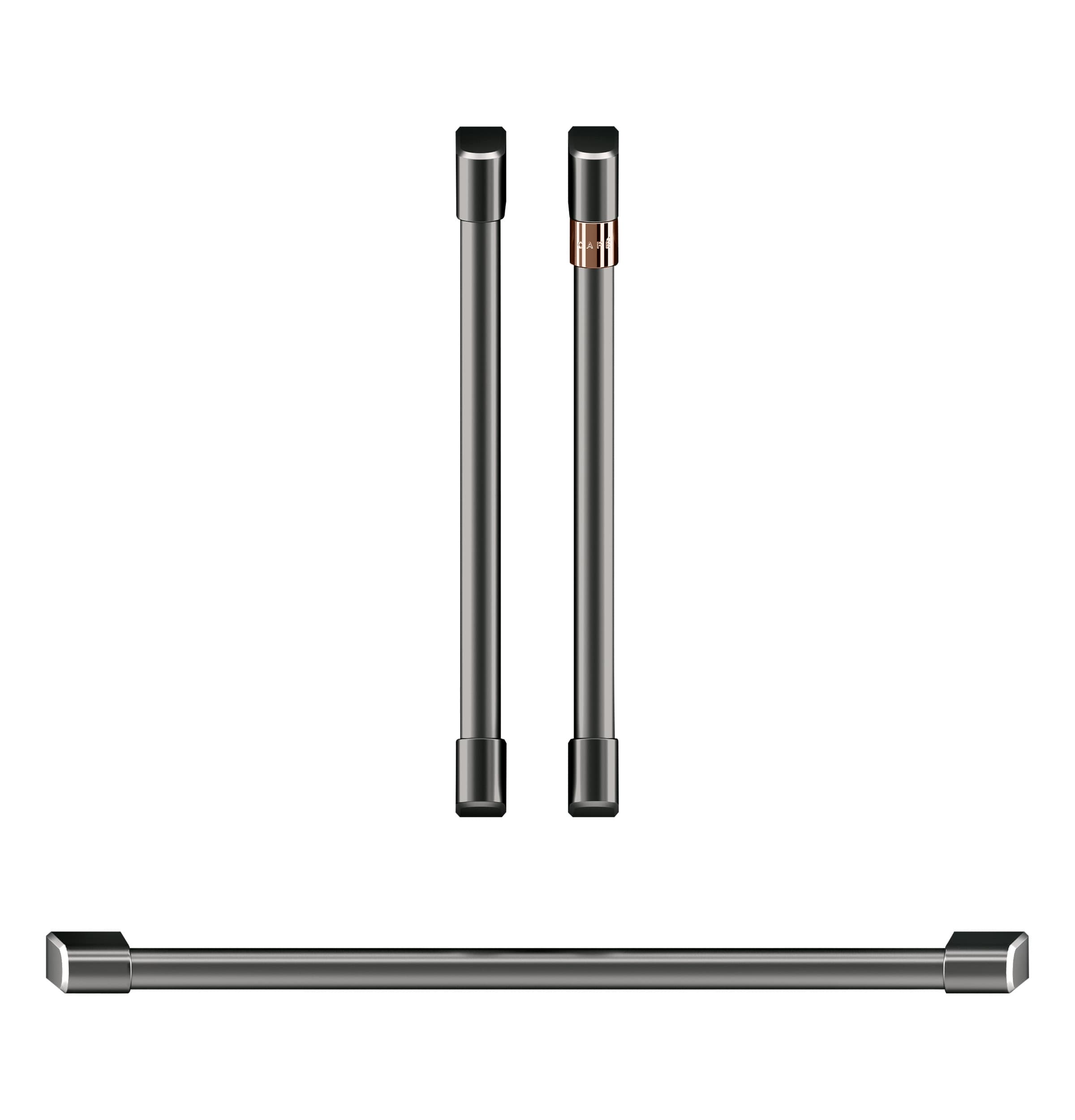 CAFÉ™ 2 French-Door Handles; 1 - 30" Handle; - Brushed Black