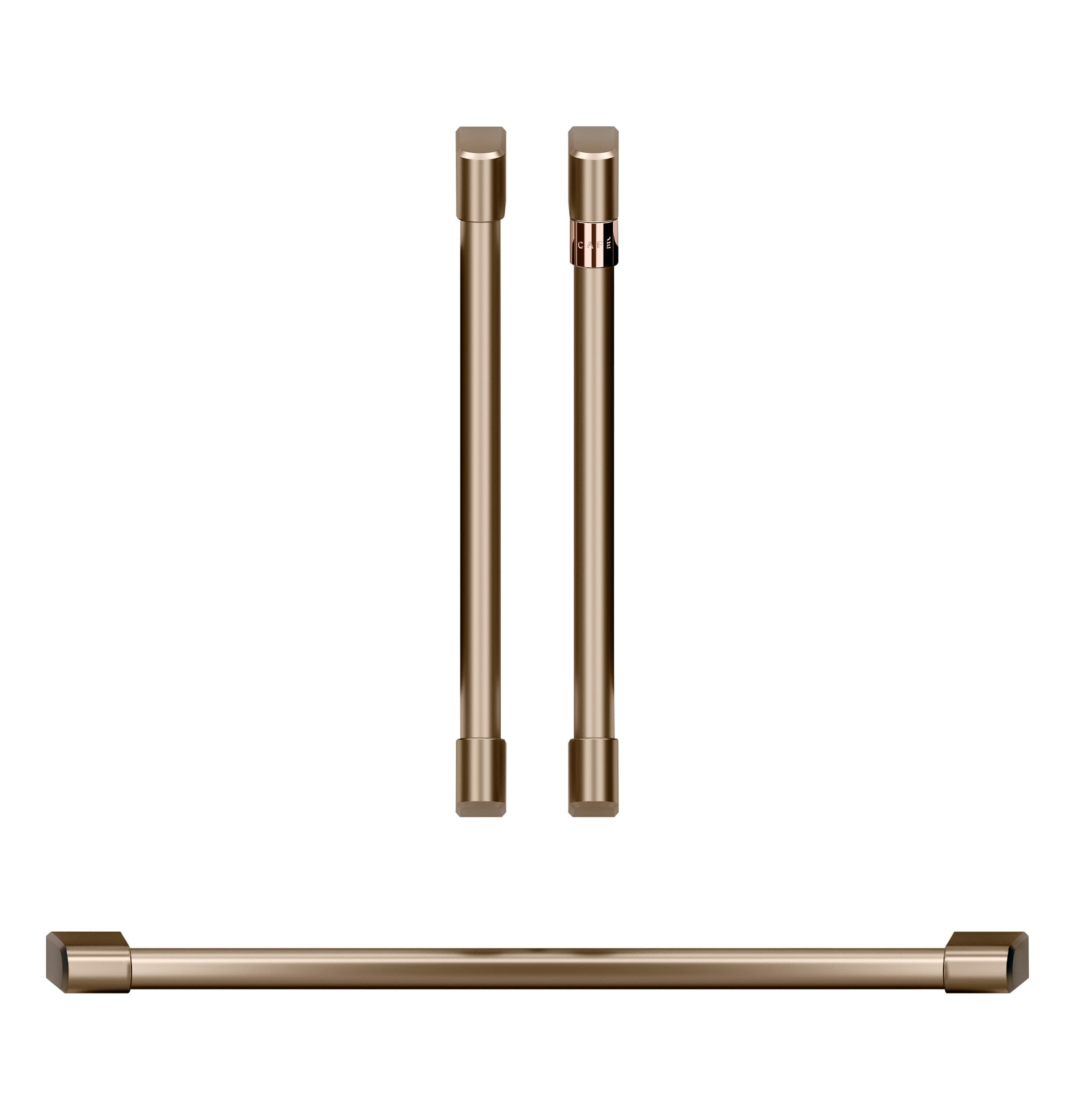 CAFÉ™ 2 French-Door Handles; 1 - 30" Handle; - Brushed Bronze