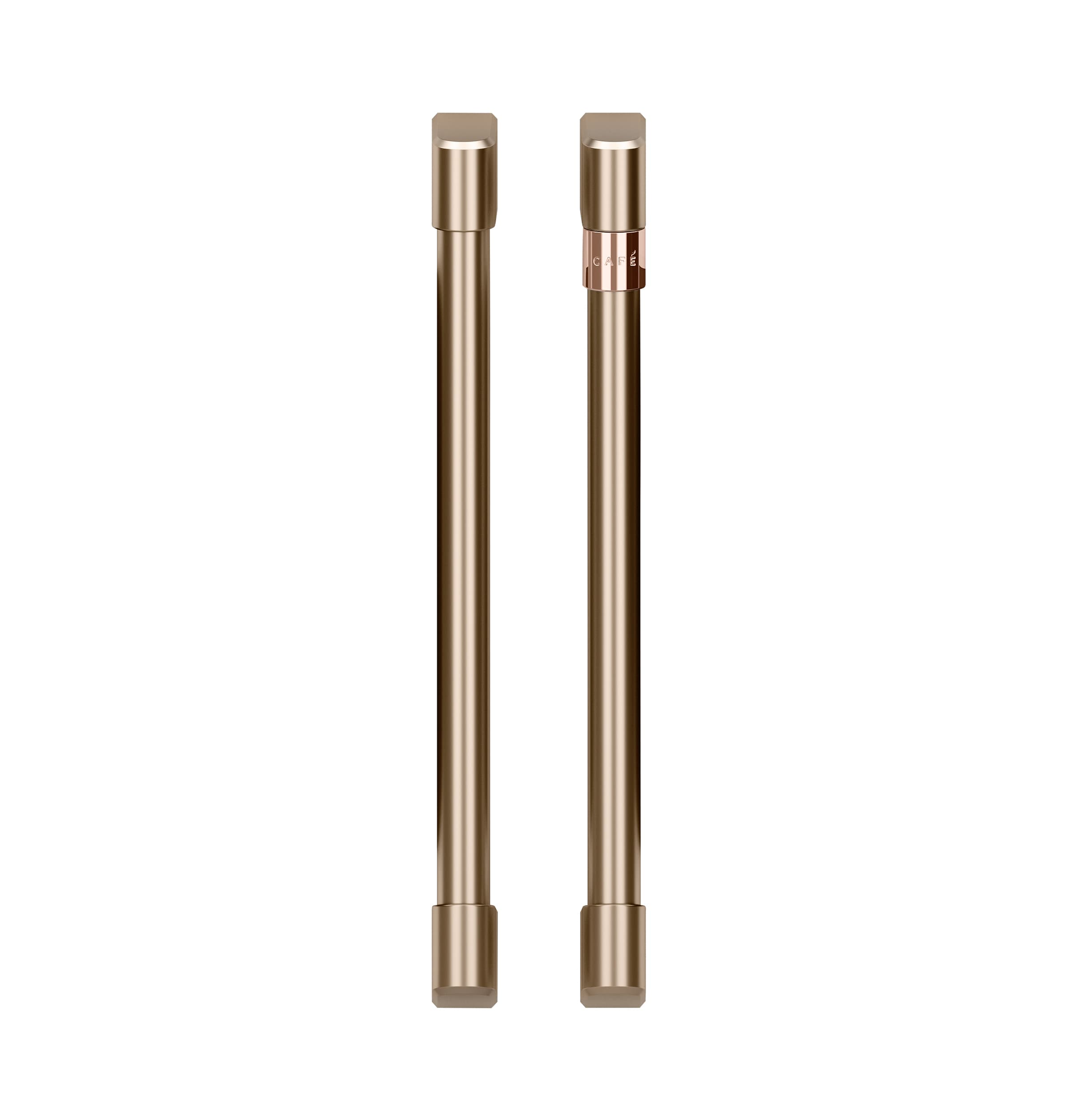 Café 2 French-door Handles; - Brushed Bronze