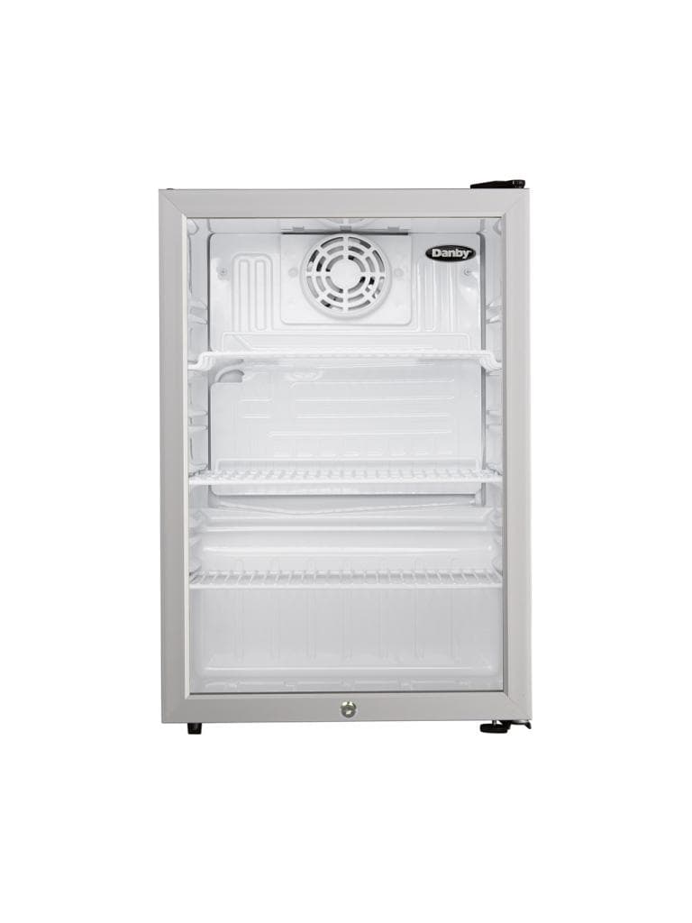 2.6 cu. ft. Compact Glass Door Fridge
