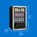 4.5 cu. ft. Free-Standing Beverage Center view 6