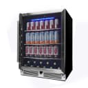 24″ Under Counter Beverage Center in Stainless Steel view 3