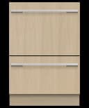 Integrated Double DishDrawer Dishwasher, Tall, Sanitize view 1