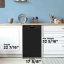 18″ Wide Built-in Dishwasher view 19