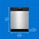 24″ Wide Built-in Dishwasher view 4
