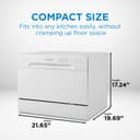 6 Place Setting Countertop Dishwasher view 27