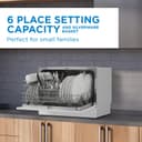 6 Place Setting Countertop Dishwasher view 18