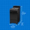 20″ Wide Electric Range view 7