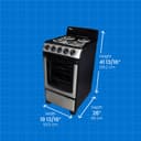 20″ Wide Electric Range view 6