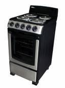 20" Electric Range, Coil Elements,Glass Door Window,Push & Turn Knobs view 3