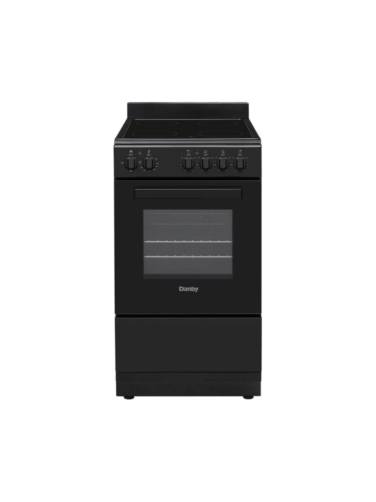 20″ Wide Electric Range in Black