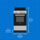 20″ Wide Electric Range view 6