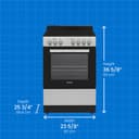 24″ Wide Electric Range view 6
